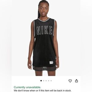 Nike Court Black and White Serena Williams Sleeveless Athletic Dress
